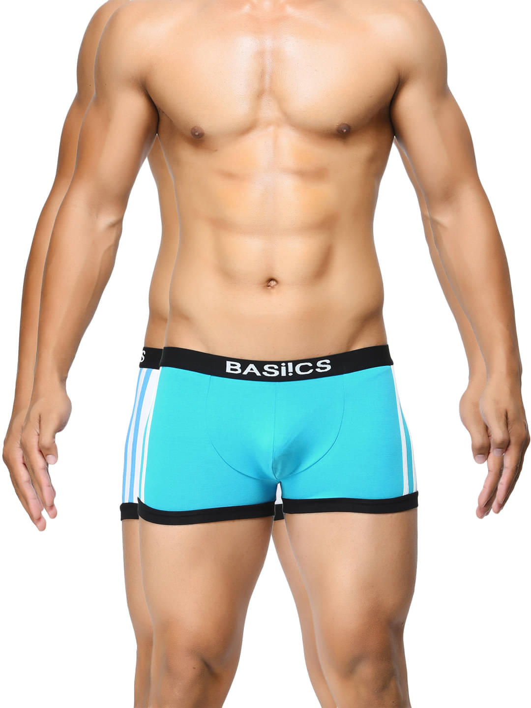 BASIICS By La Intimo Pack of 2 Cotton Trunk For Men's ( Multi ) BASIICS By La Intimo Pack of 2 Cotton Trunk For Men's ( Multi )