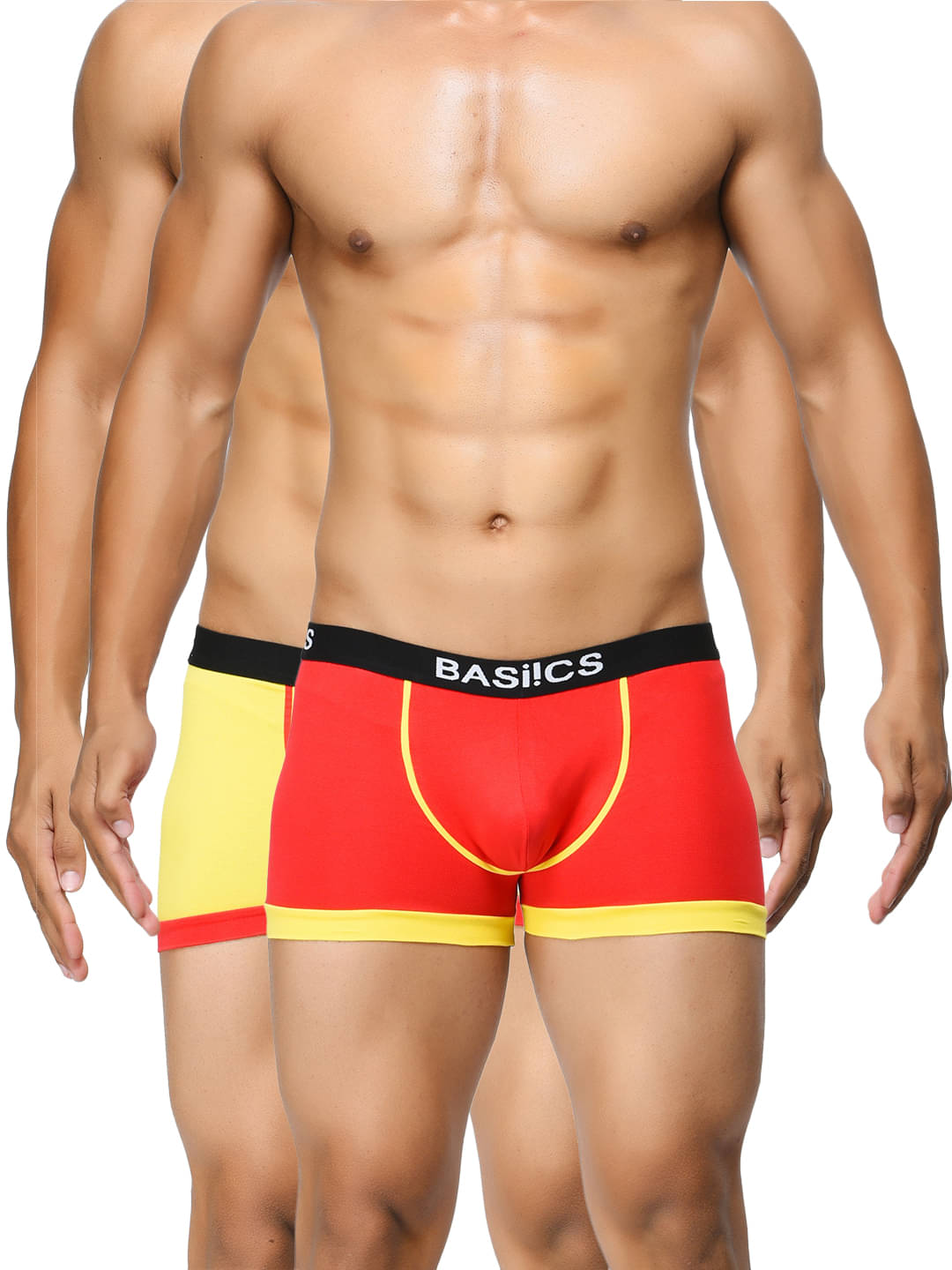 BASIICS By La Intimo Pack of 2 Cotton Trunk For Men's ( Multi ) BASIICS By La Intimo Pack of 2 Cotton Trunk For Men's ( Multi )