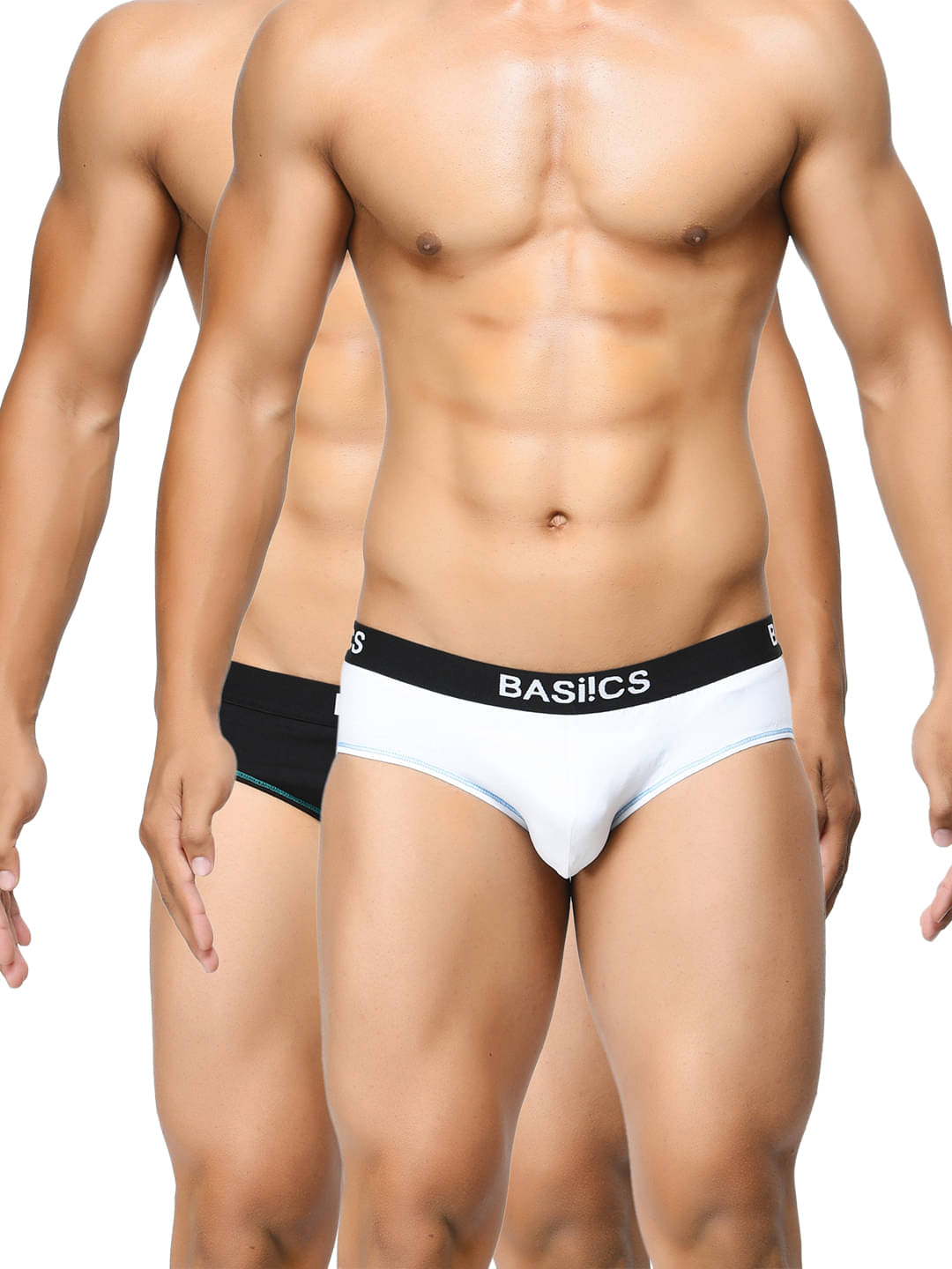     			BASIICS By La Intimo Pack of 2 Cotton Briefs For Men's ( Multi )