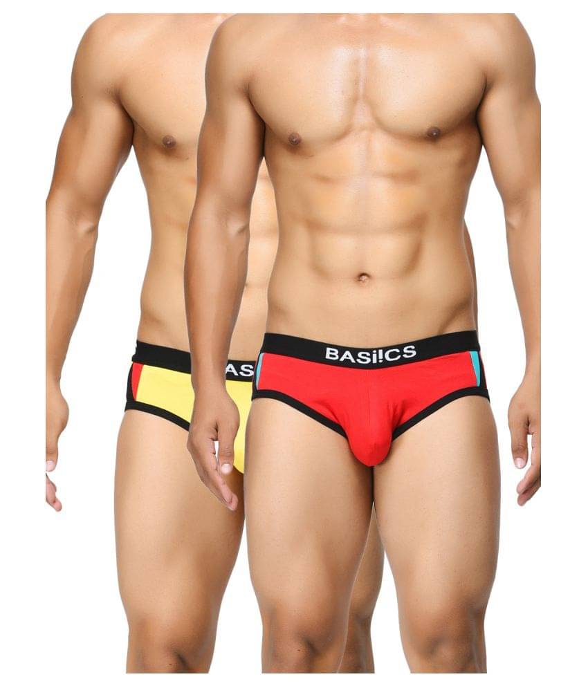    			BASIICS By La Intimo Pack of 2 Cotton Trunks For Men's ( Multicolor )