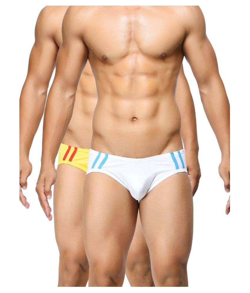     			BASIICS By La Intimo Pack of 2 Cotton Briefs For Men's ( Multi )