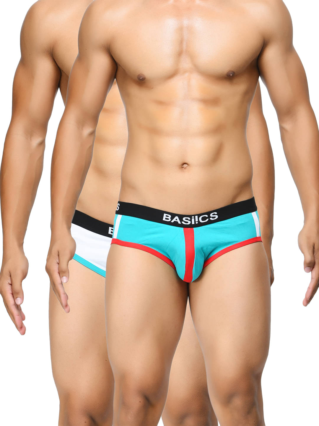     			BASIICS By La Intimo Pack of 2 Cotton Briefs For Men's ( Multi )