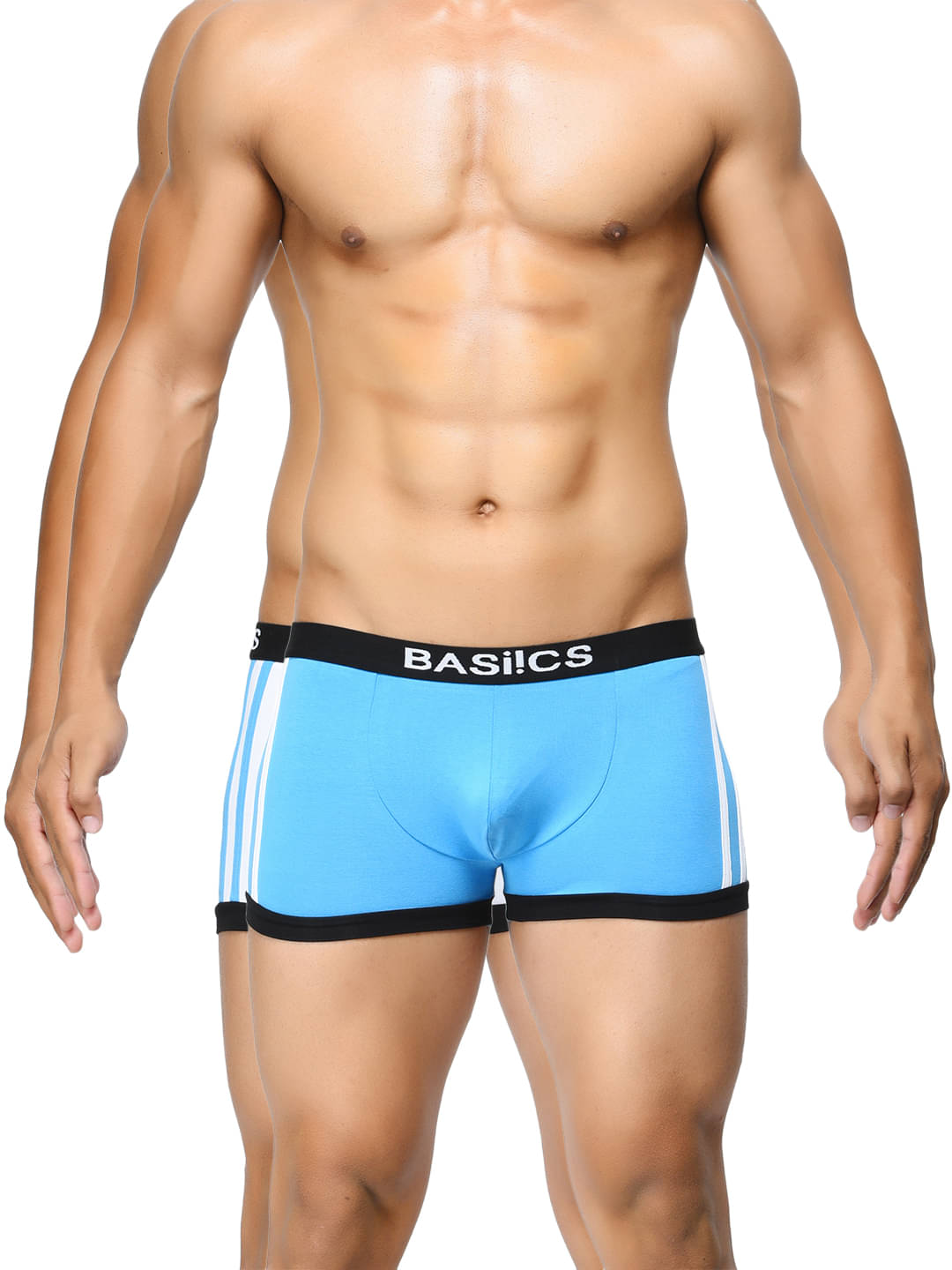 BASIICS By La Intimo Pack of 2 Cotton Trunk For Men's ( Multi ) BASIICS By La Intimo Pack of 2 Cotton Trunk For Men's ( Multi )