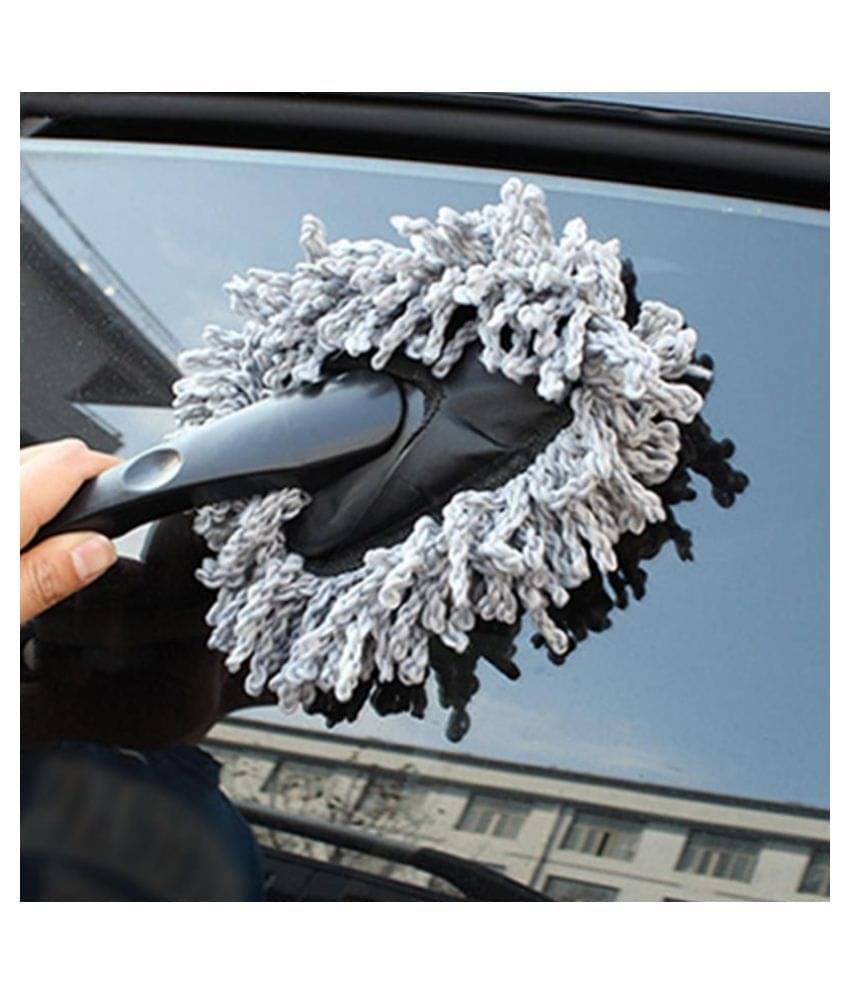 Grey Microfiber Car Wash Duster Cleaning Dirt Dust Cleaner Brush Dusting Tool Mop Gray 1 Piece Grey Microfiber Car Wash Duster Cleaning Dirt Dust Cleaner Brush Dusting Tool Mop Gray 1 Piece
