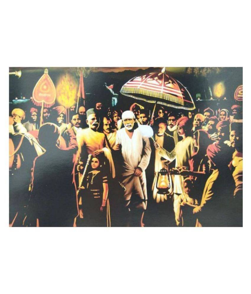     			wallpics sai baba Paper Photo Wall Poster Without Frame