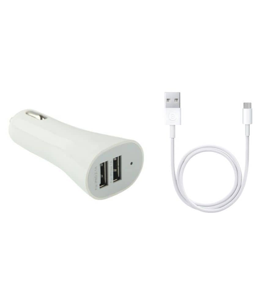 Shivsoft Car Mobile Charger Shivsoft-80 White