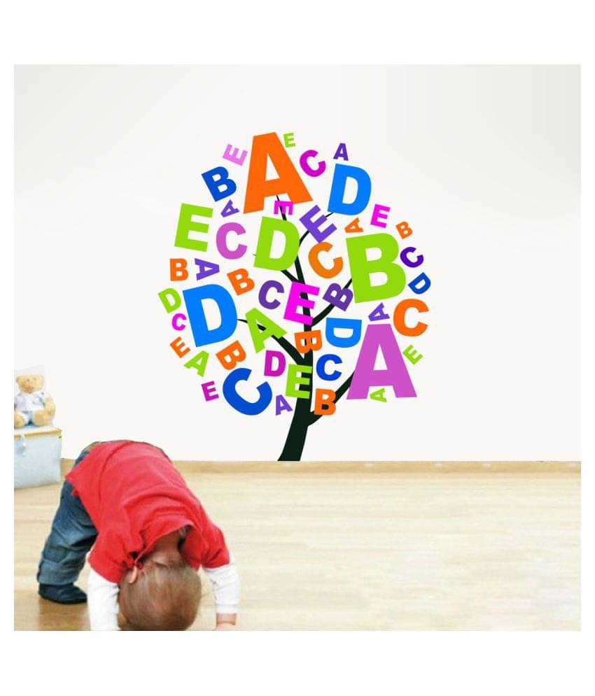     			Decor Villa Alphabet Tree Alphabet Sticker ( 48 x 58 cms )