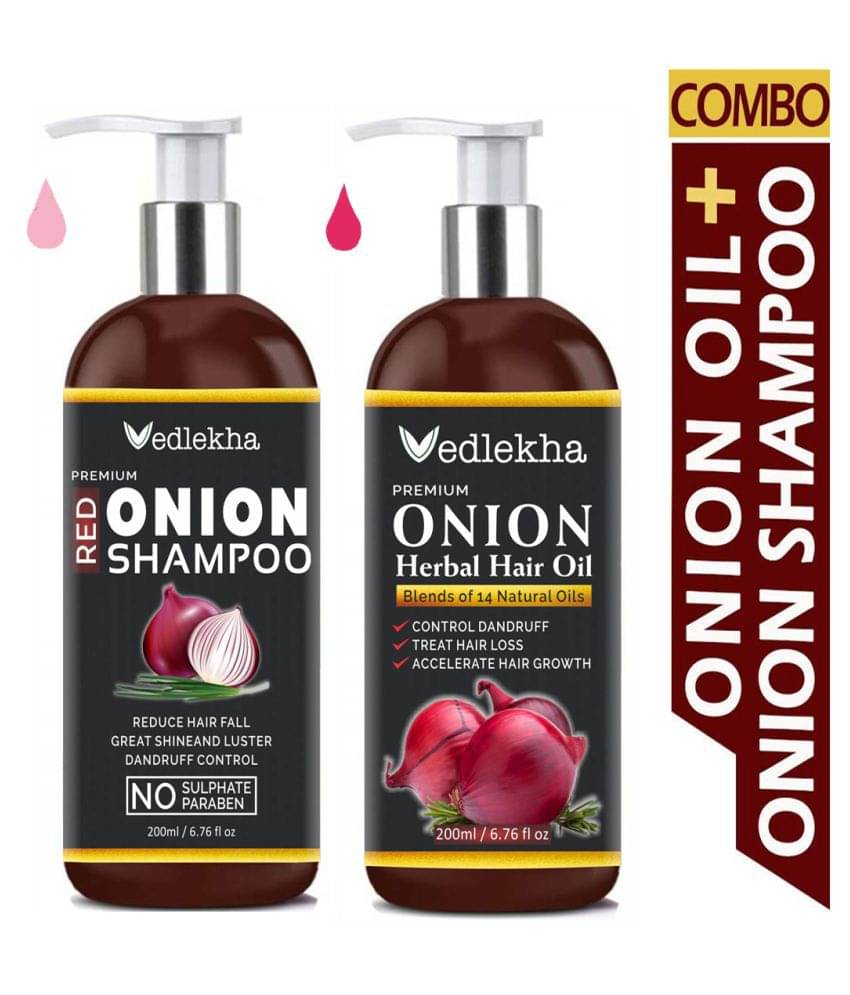     			Vedlekha - Hair Growth Onion Oil 200 ml ( Pack of 2 )