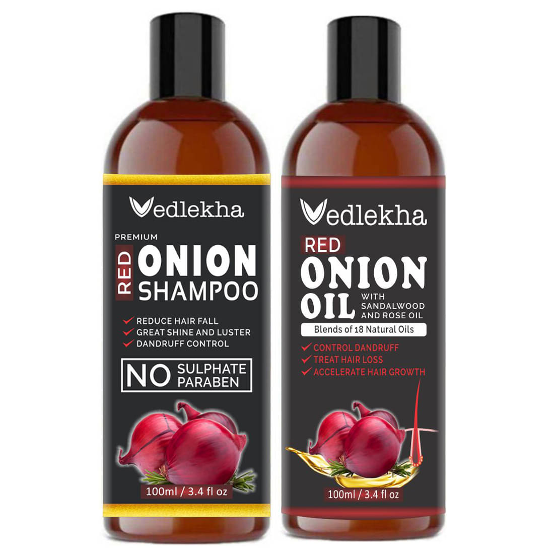     			Vedlekha - Anti Hair Fall Shampoo 200ml (Pack of 2)