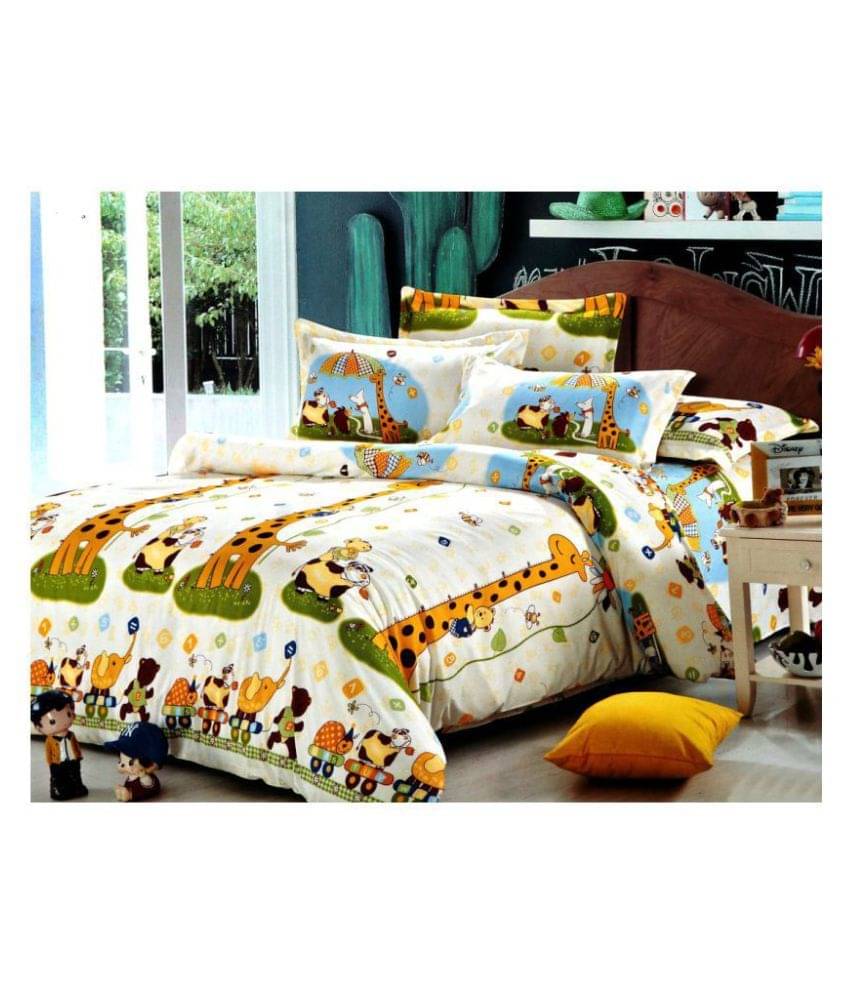     			lazybees Cotton Single Bedsheet ( Assorted )