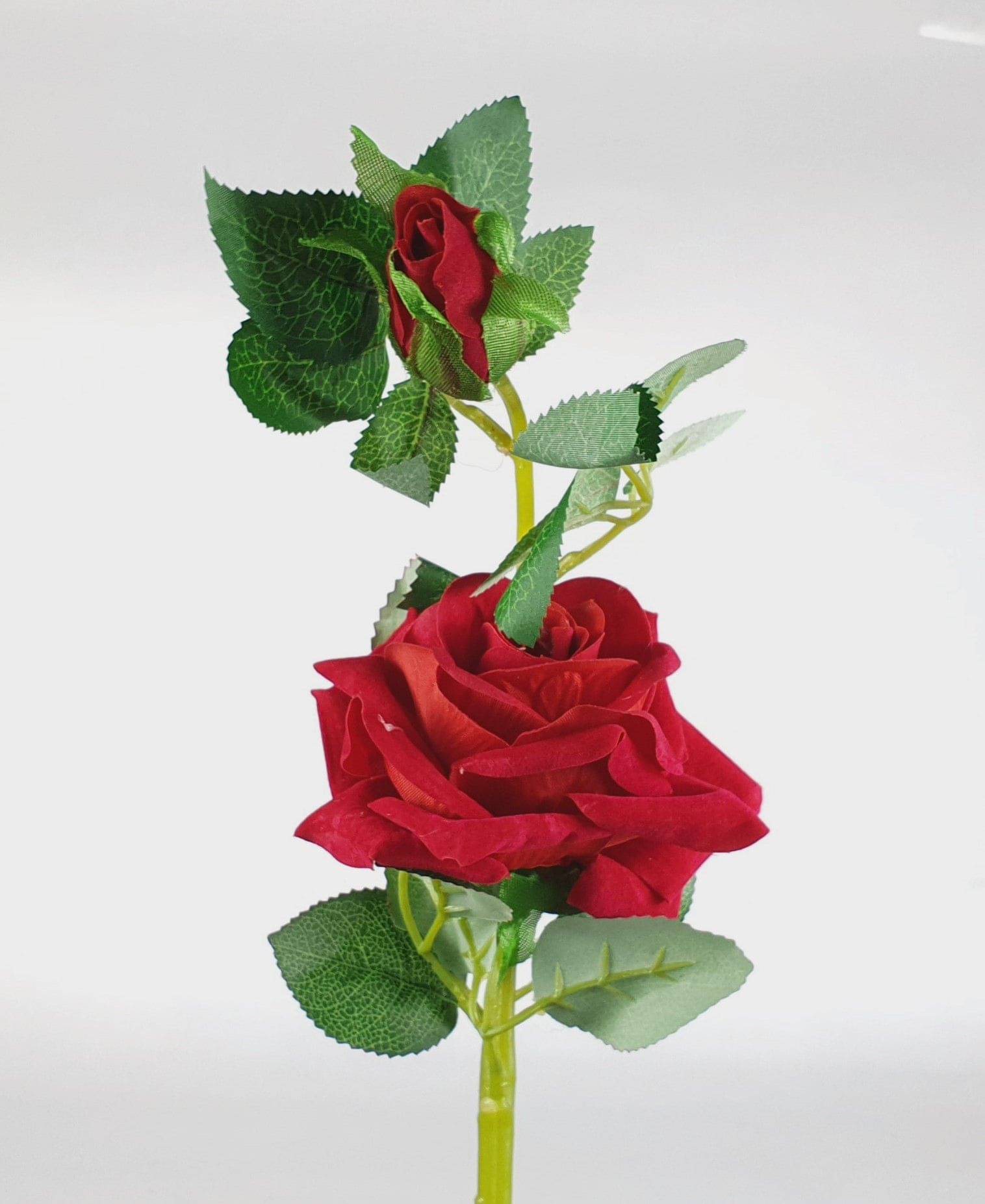     			Home Adhya Rose Red Artificial Flowers - Pack of 1