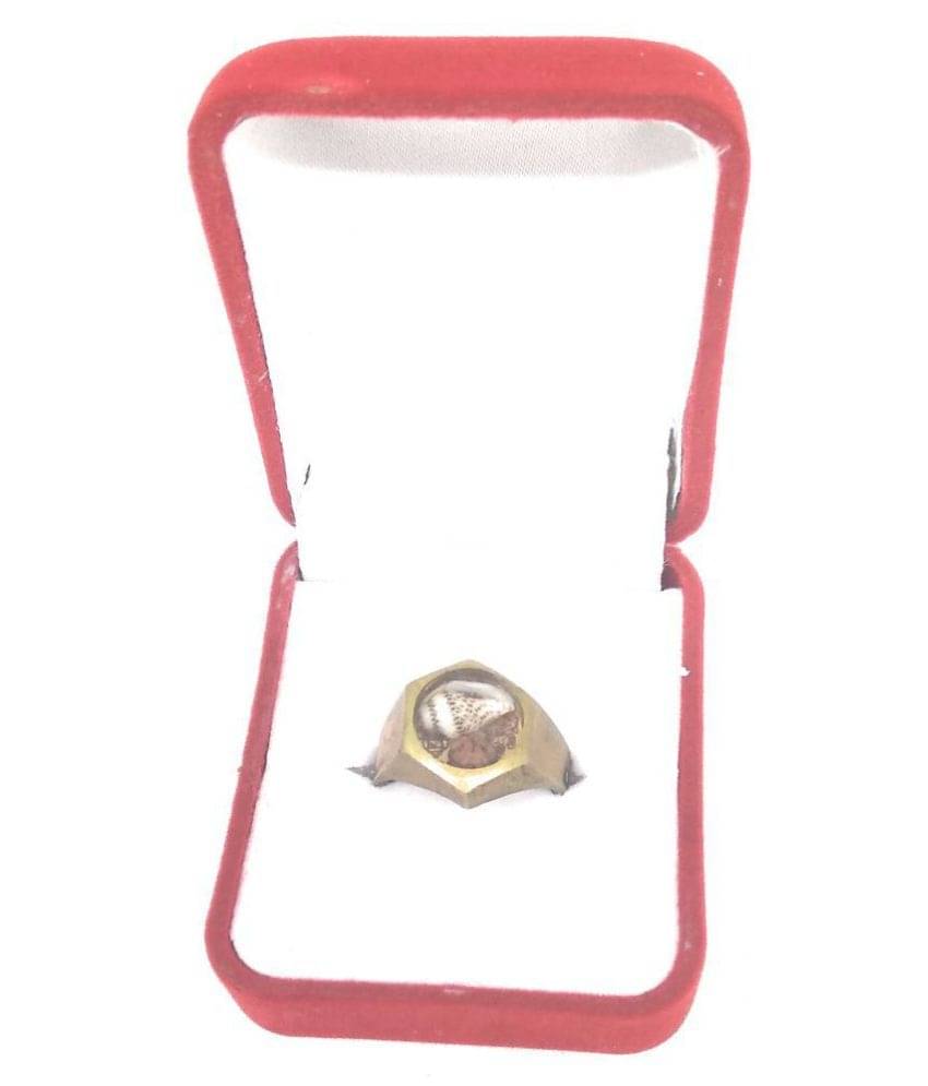 Apna Rudraksha Religious Ring Trishakti Shankh jadit Ring ( Pack of 1 ) Apna Rudraksha Religious Ring Trishakti Shankh jadit Ring ( Pack of 1 )