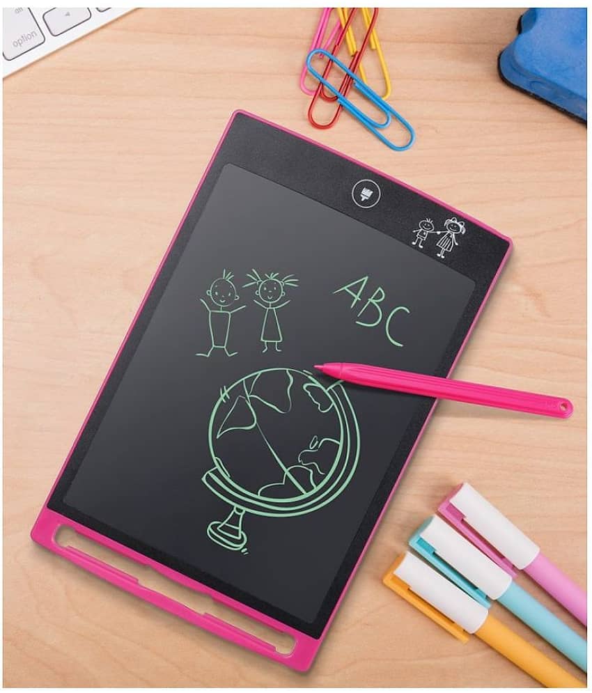 Shuangyou 8.5 Inch Electronic LCD Writing Pad Write Drawing Ruff Tablet Board Notepad Digital for Kids Diary with Pen Best For Birthday Gift 8.5LEDPD01 - Stationery | Buy online on ZillyBuy