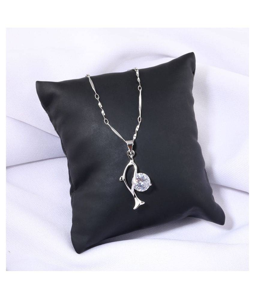 Silver Shine - Silver Pendant ( Pack of 1 ) Silver Shine - Silver Pendant ( Pack of 1 )