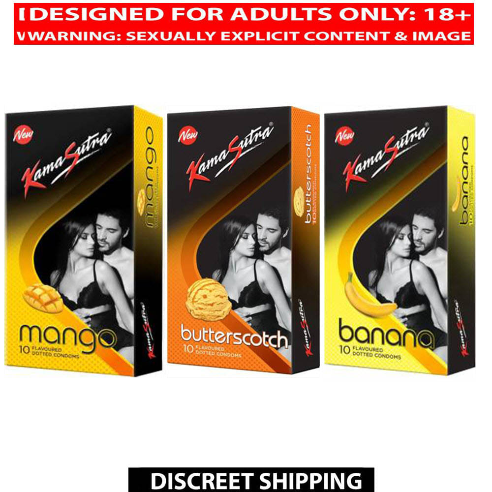 Kamasutra Mango,Butterscotch & Banana Monthly Combo (10 X 3) Kamasutra Mango,Butterscotch & Banana Monthly Combo (10 X 3)