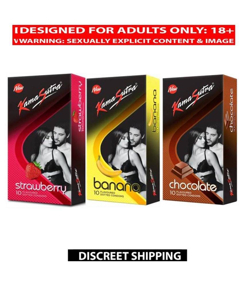     			Kamasutra Strawberry,Banana & Chocolate Monthly Combo (10 X 3)