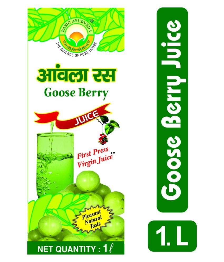Basic Ayurveda Goose Berry Juice(Amla Ras) Liquid 1000 ml Pack of 3 Basic Ayurveda Goose Berry Juice(Amla Ras) Liquid 1000 ml Pack of 3
