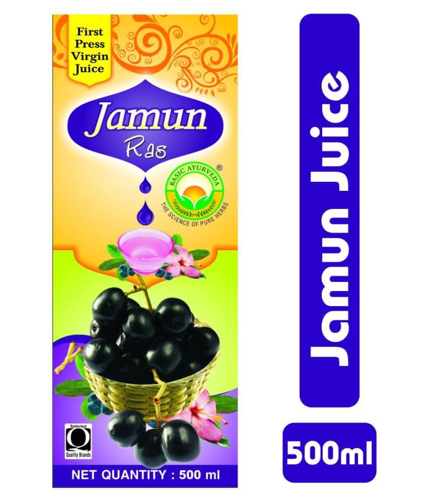 Basic Ayurveda Jamun Ras (Indian Black Berry) Liquid 500 ml Pack Of 2 Basic Ayurveda Jamun Ras (Indian Black Berry) Liquid 500 ml Pack Of 2