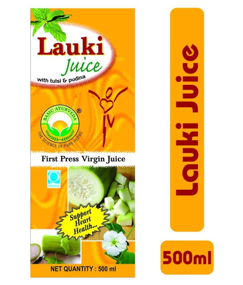 Basic Ayurveda Lauki Ras (Bottle Gourd Juice) Liquid 500 ml Pack Of 4 Basic Ayurveda Lauki Ras (Bottle Gourd Juice) Liquid 500 ml Pack Of 4