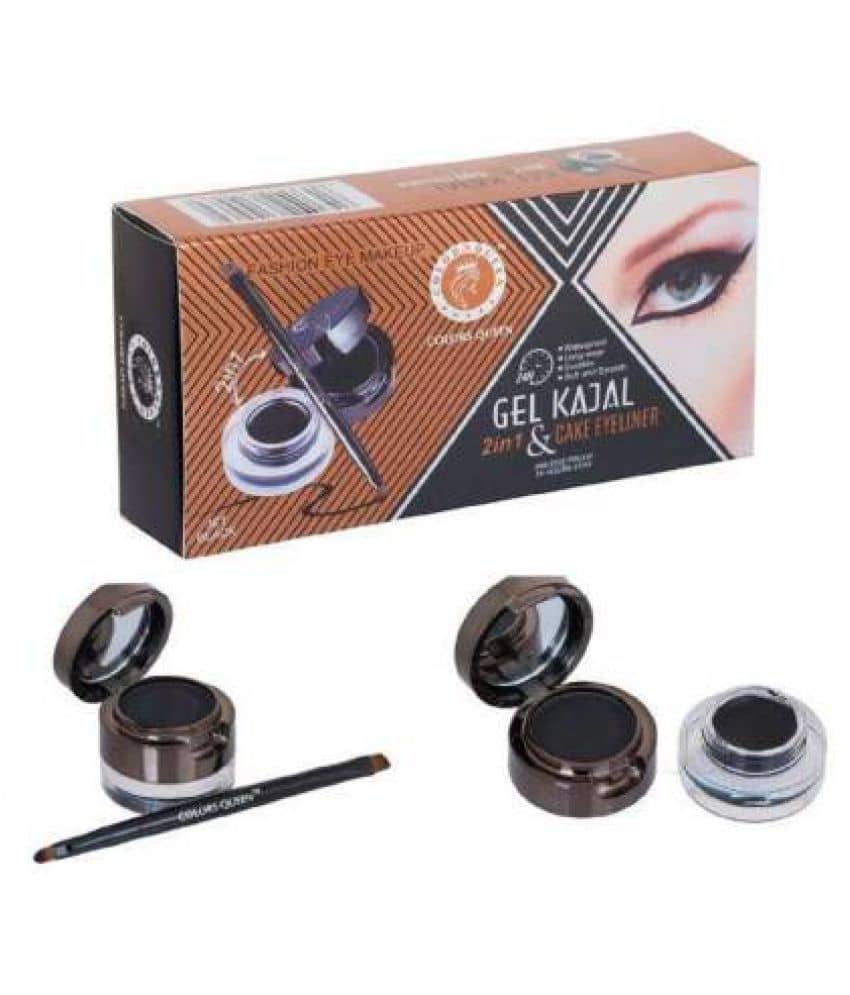 Colors Queen Gel Kajal 2in1 Ckae Eyeliner 7g - Pack of 1 - Makeup - Eyes | Buy online on ZillyBuy
