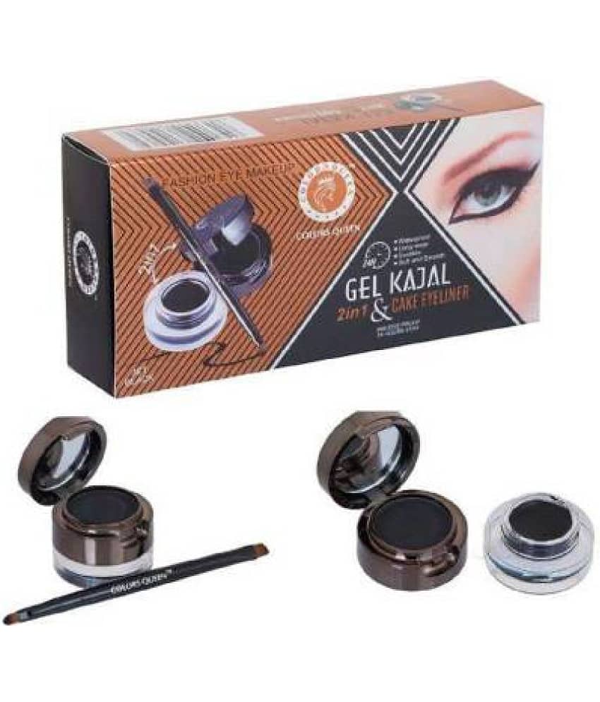 Colors Queen Gel Kajal 2in1 Ckae Eyeliner 7g - Pack of 1 - Makeup - Eyes | Buy online on ZillyBuy