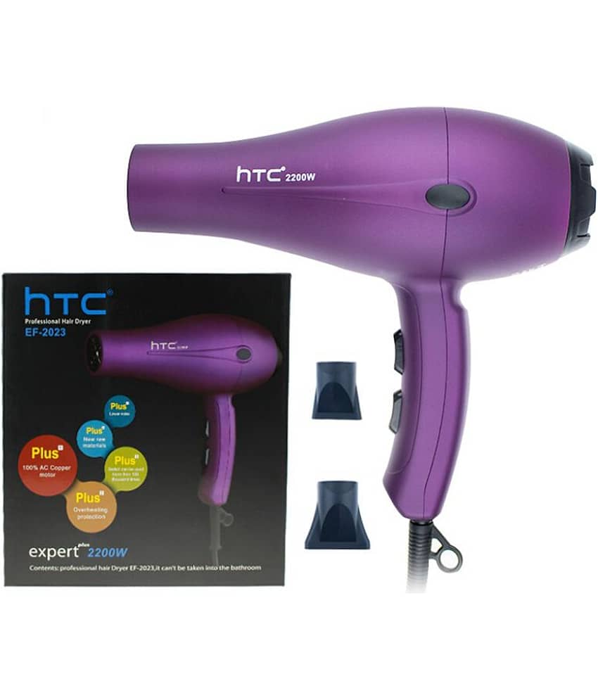HTC EF-2023 Hot And Cold Hair Dryer Purple - Main Image