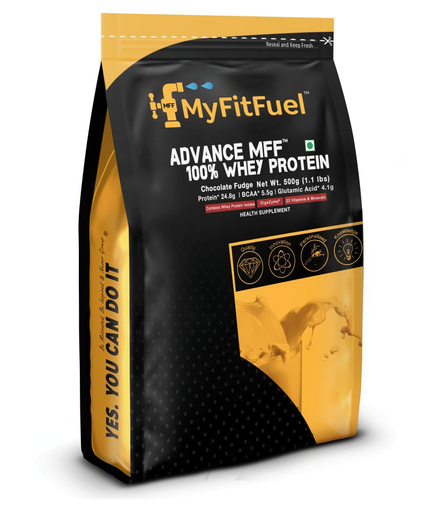 MyFitFuel Advance MFF 100% Whey Protein 500 gm MyFitFuel Advance MFF 100% Whey Protein 500 gm