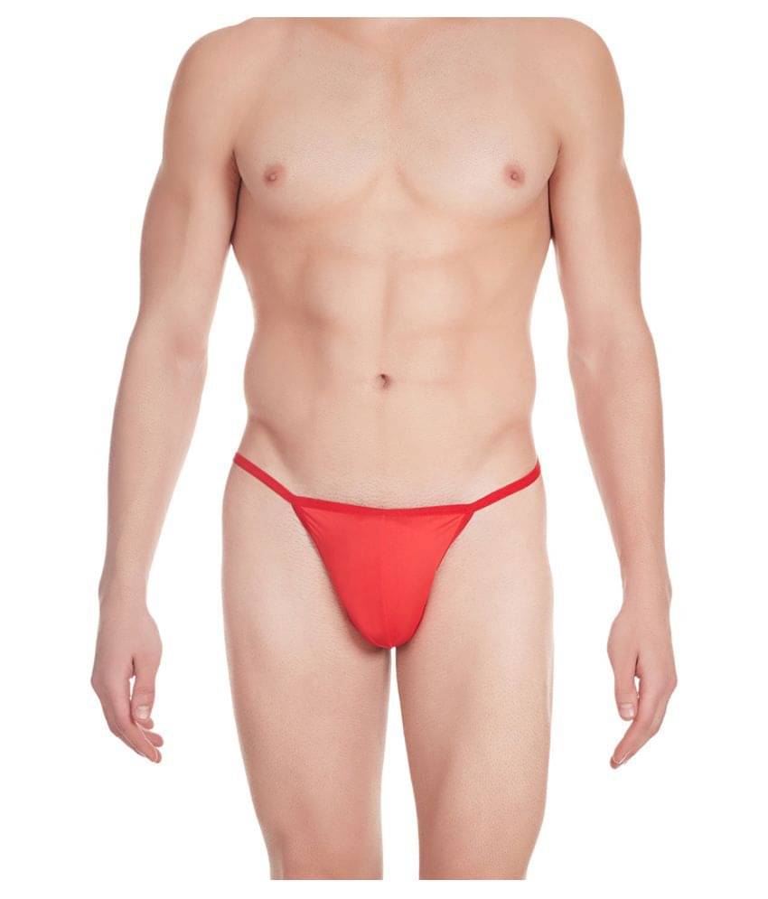 La Intimo Red Thong Single     			La Intimo Red Thong Single