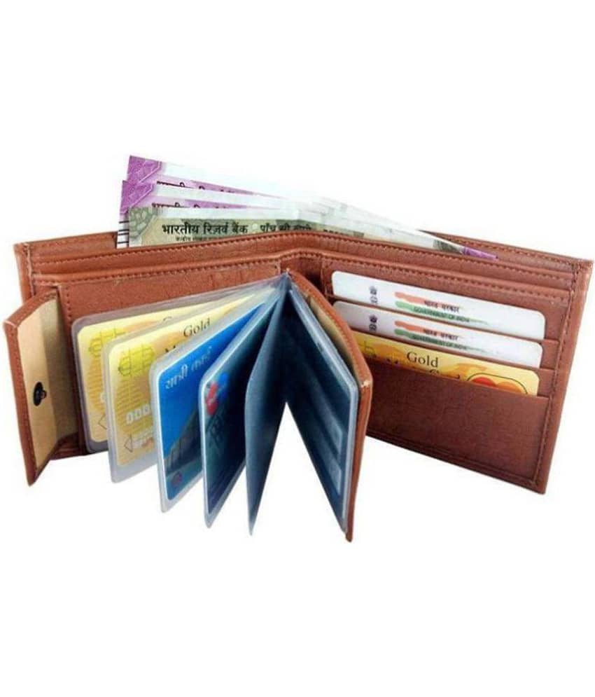 Puneet Enterprises Leather Tan Casual Regular Wallet - Handbags | Buy online on ZillyBuy