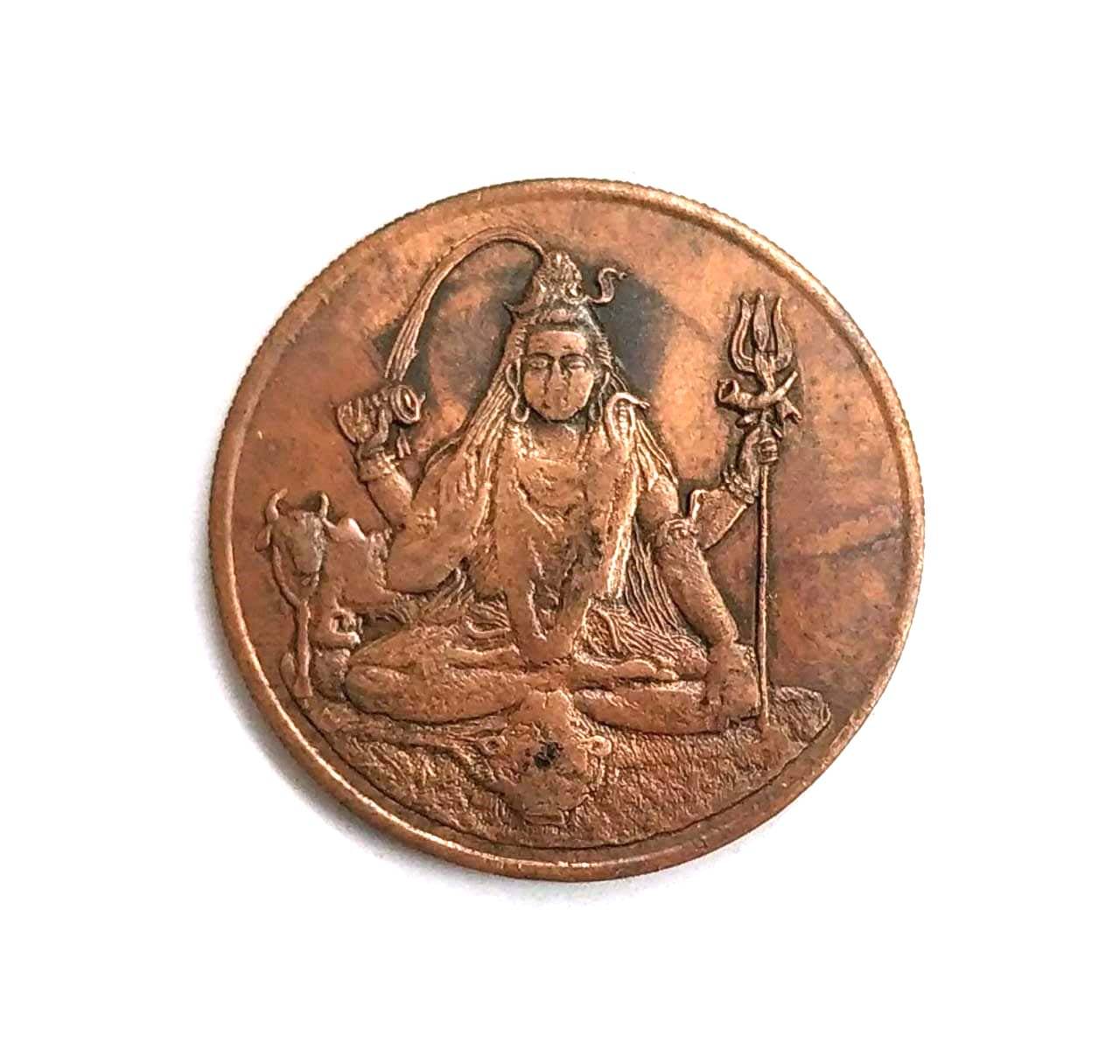 East India Company UK 1 Anna Indian God Shiva Ji Year 1818 Weight 50 Gram Big Copper Coin East India Company UK 1 Anna Indian God Shiva Ji Year 1818 Weight 50 Gram Big Copper Coin