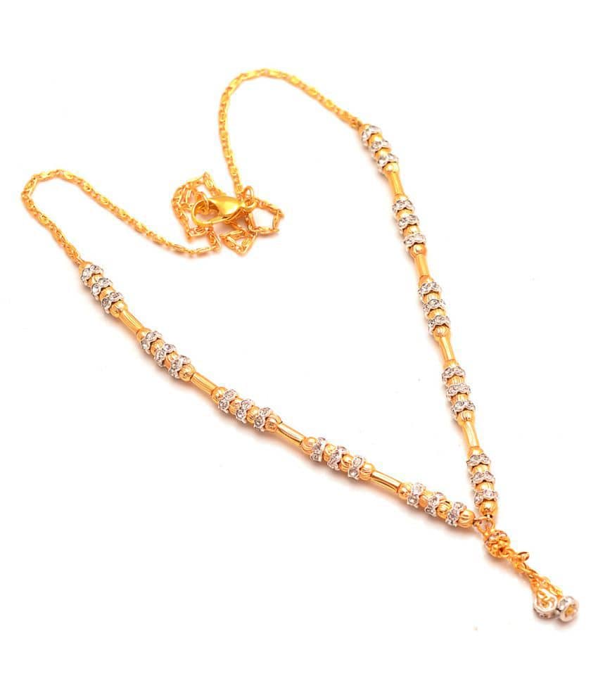 Jewar Mandi Gold Plated Chain ( Set of 1 )