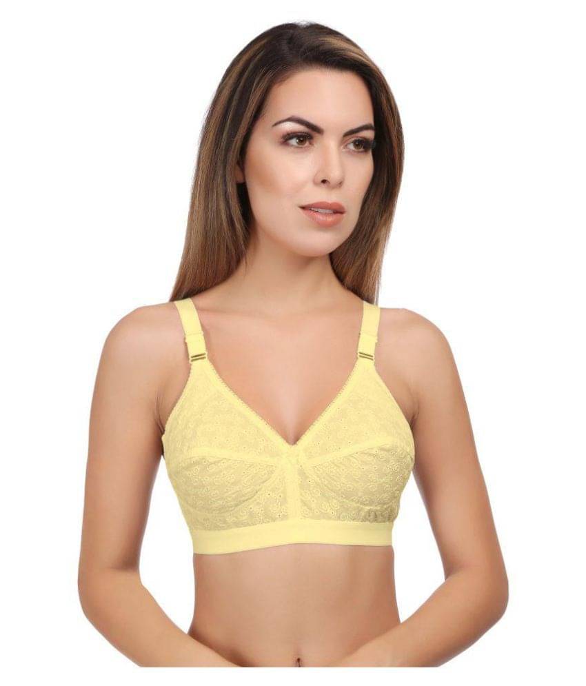     			Eve's Beauty Cotton Minimizer Bra - Beige