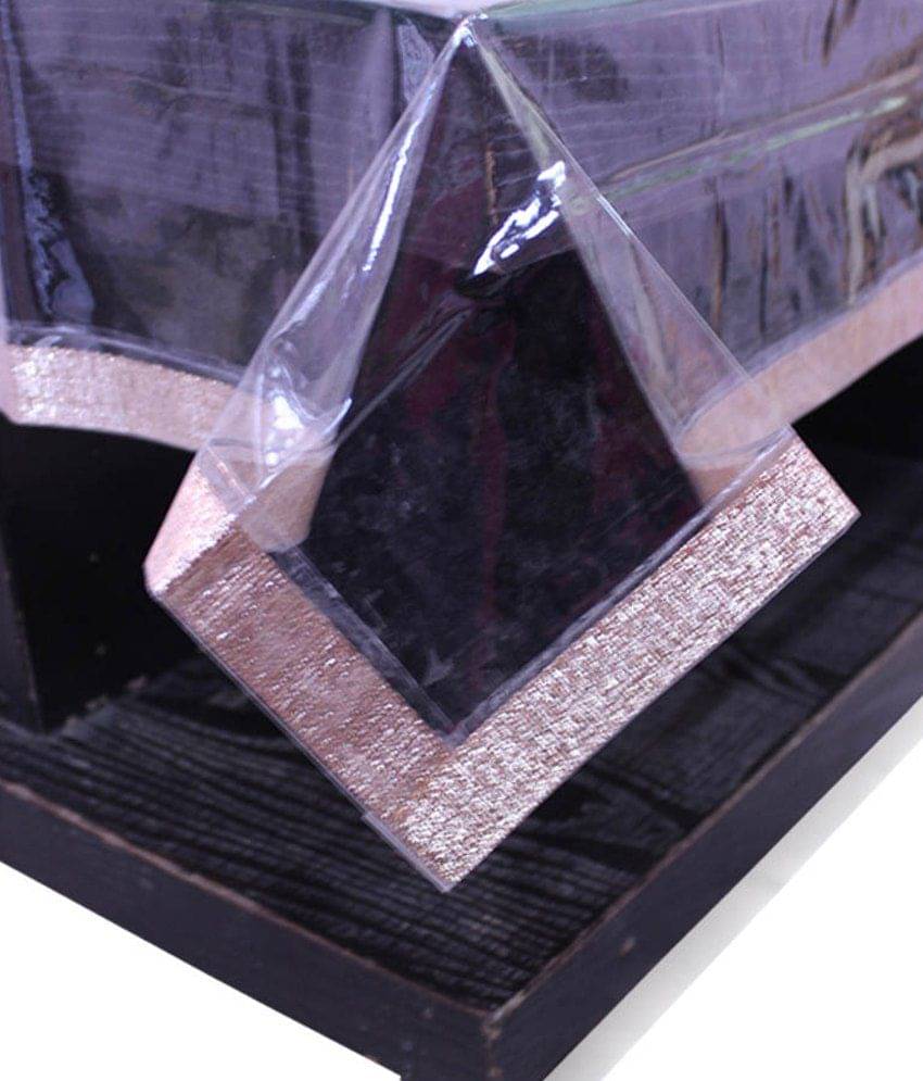     			E-Retailer Transparent PVC Single Centre Table Cover 152 cm x 101 cm