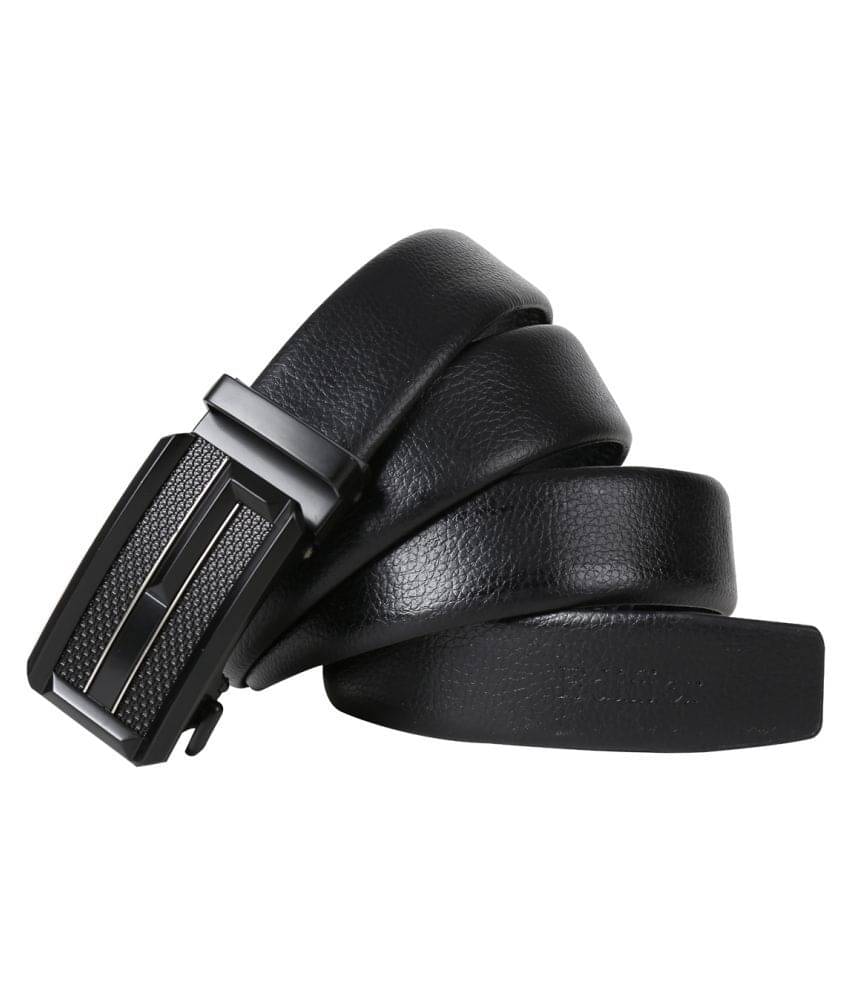    			Edifier Black Leather Casual Belt