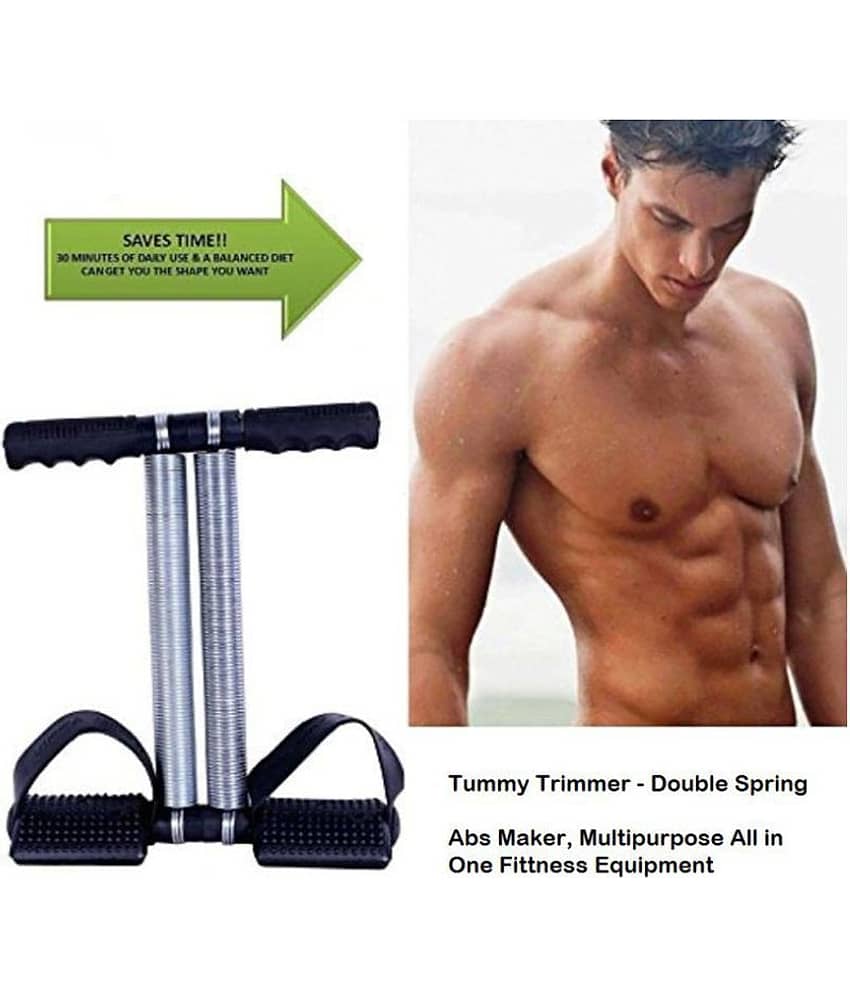 PROGIENCE- Tummy Trimmer Double Spring Ab Exerciser ONESIZE Sauna Belt - Sports and Fitness Equipment | Buy online on ZillyBuy