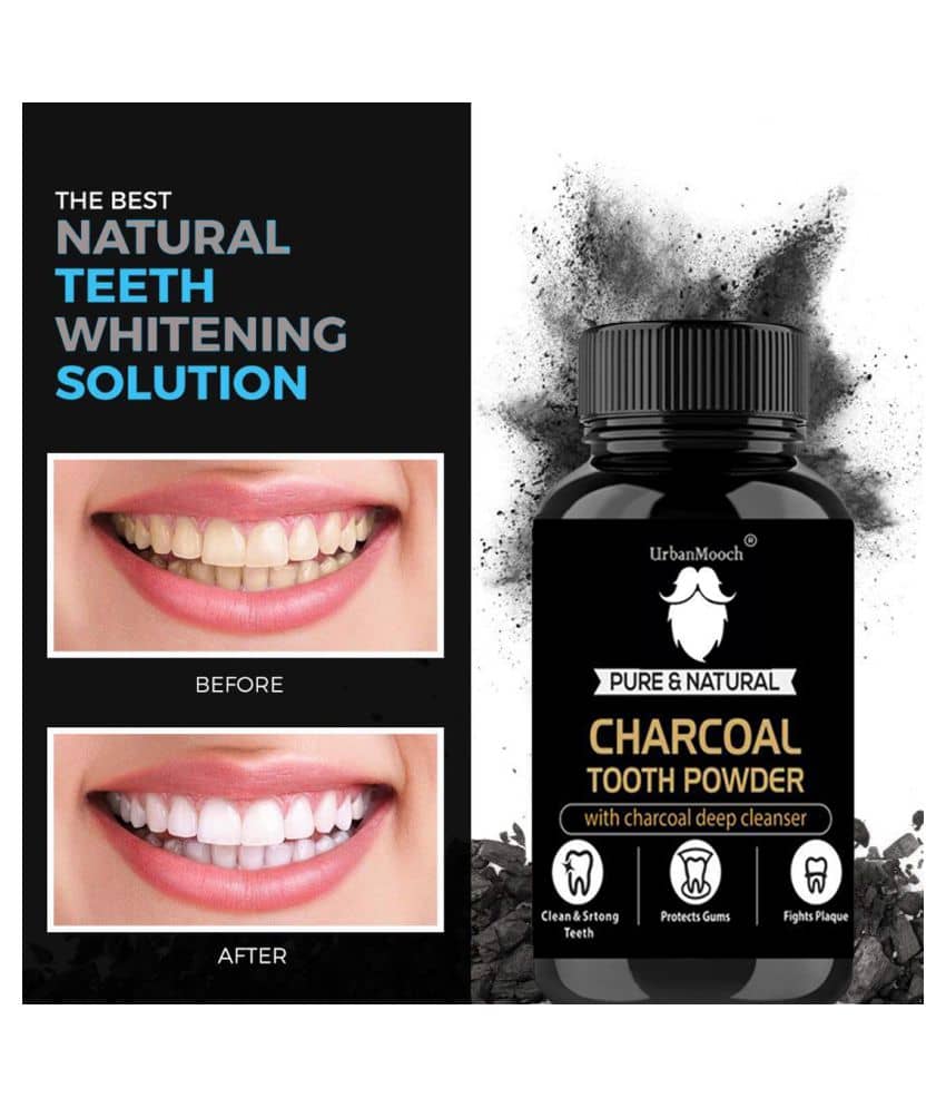 UrbanMooch Naturally Whiten Teeth & Removes Bad Breath - Teeth Whitening Powder 20 gm