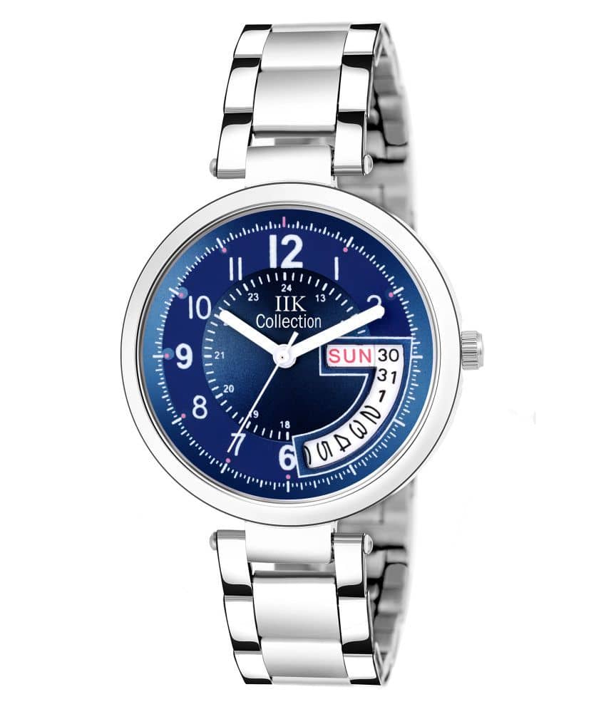 IIK COLLECTION Stainless Steel Round Womens Watch