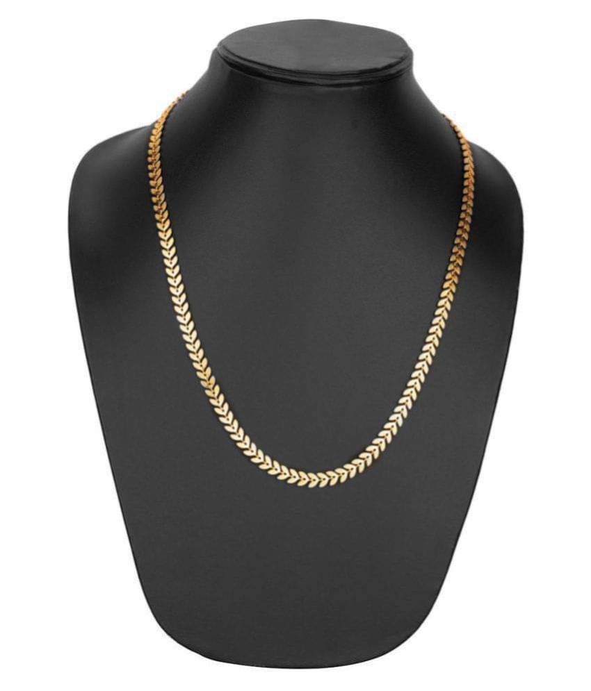 Jewar Mandi Gold Plated Chain ( Set of 1 ) Jewar Mandi Gold Plated Chain ( Set of 1 )