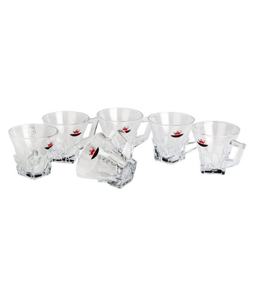 AFAST Glass AFAST Glass Tea Cup Set Of 6 Clear & transparent,New Shape & design,Multi Uses Coffee Cup 6 Pcs 150 ml AFAST Glass AFAST Glass Tea Cup Set Of 6 Clear & transparent,New Shape & design,Multi Uses Coffee Cup 6 Pcs 150 ml
