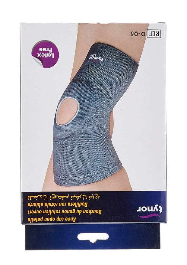     			Tynor Knee Cap Open Patella, Grey, Medium, 1 Unit