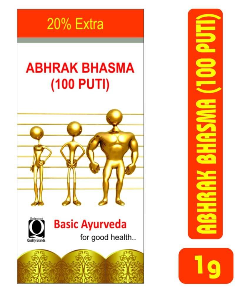     			Basic Ayurveda Abhrak Bhasma(100 puti) Powder 1 gm Pack Of 7