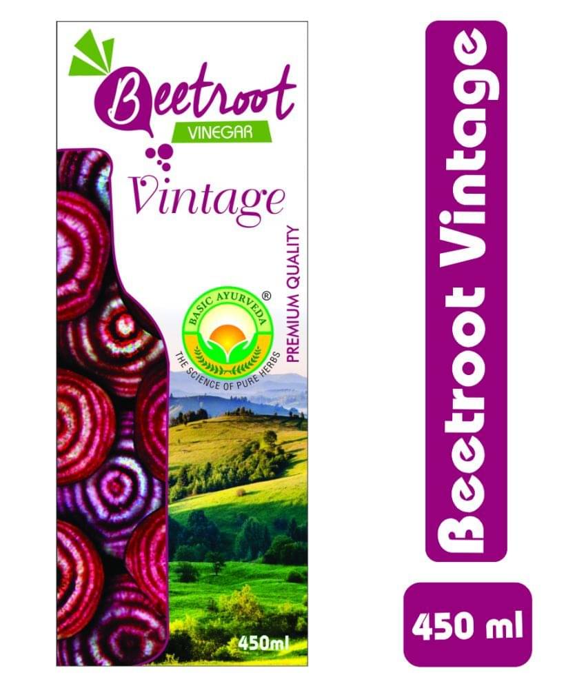     			Basic Ayurveda Beet Root Vinegar Liquid 450 ml Pack Of 4