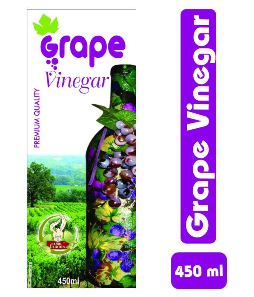     			Basic Ayurveda Grape(Angoor) Vinegar Liquid 450 ml Pack Of 4