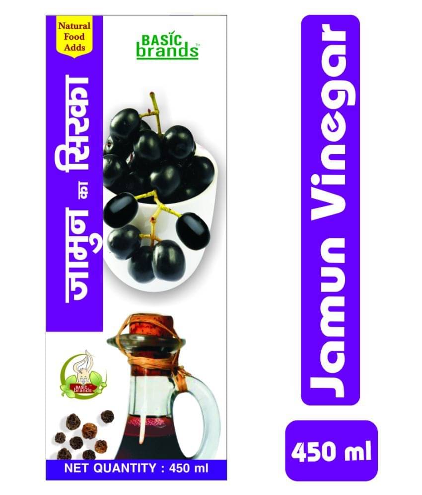     			Basic Ayurveda Jamun Vinegar Liquid 450 ml Pack Of 4