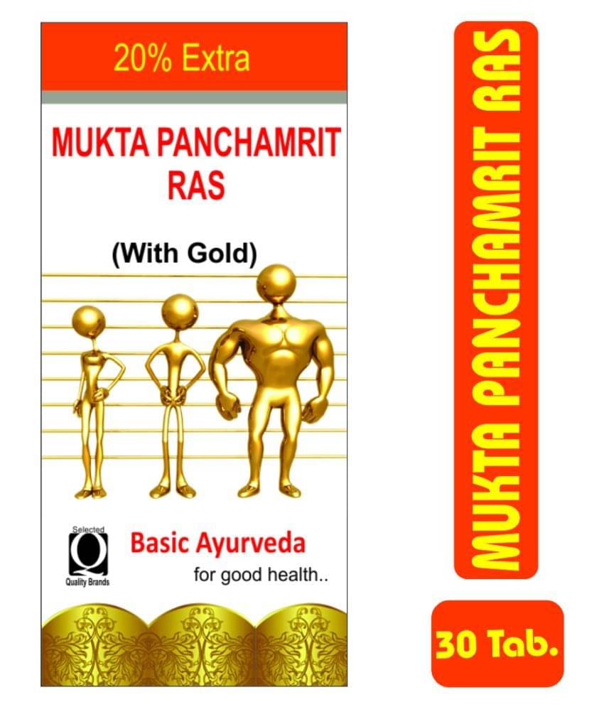     			Basic Ayurveda Mukta Panchamrit Ras Tablet 30 no.s Pack Of 1