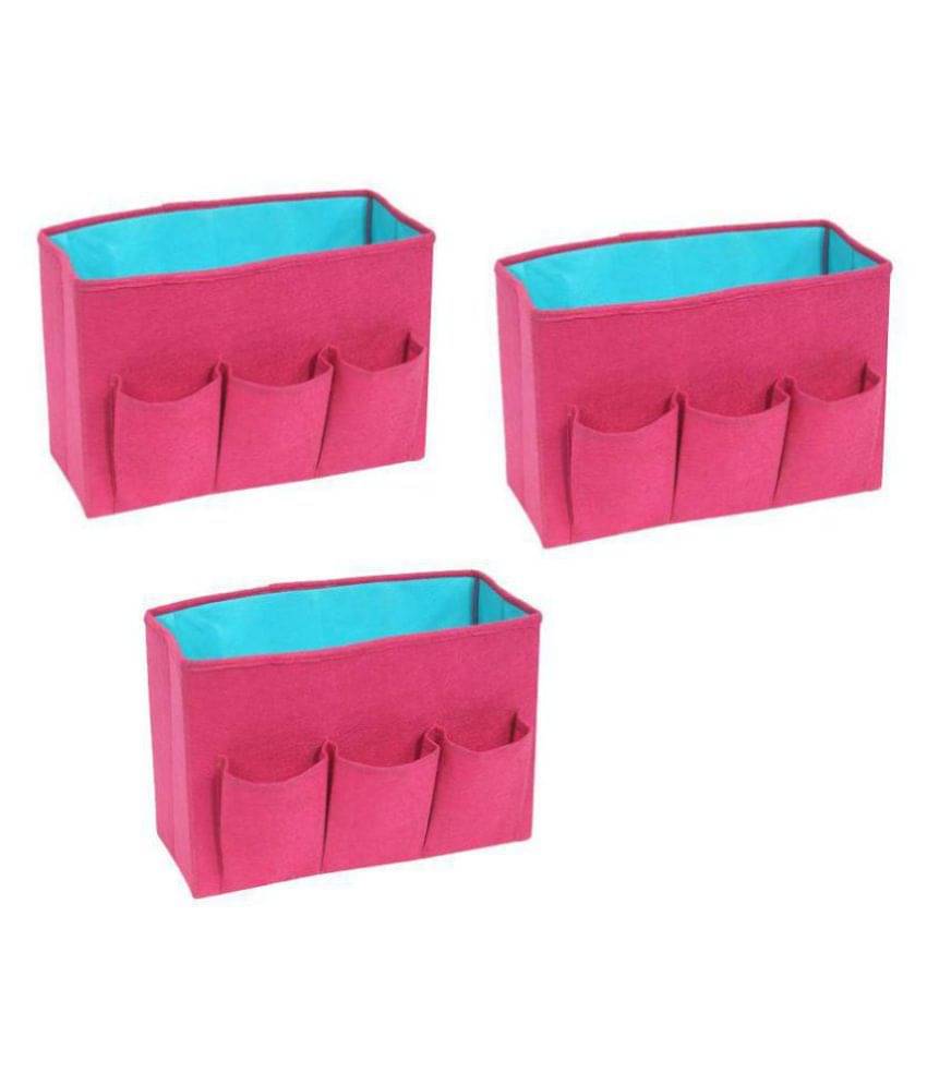 PrettyKrafts Magazine/Files Organiser - MultiUtility Storage Box Files/Catalogues Sorter - Desk Organizer - Pink (Set of 3) PrettyKrafts Magazine/Files Organiser - MultiUtility Storage Box Files/Catalogues Sorter - Desk Organizer - Pink (Set of 3)