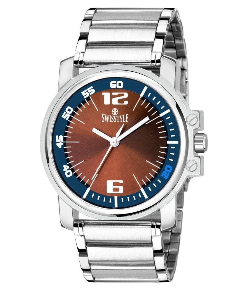     			Swisstyle - Silver Stainless Steel Analog Men's Watch