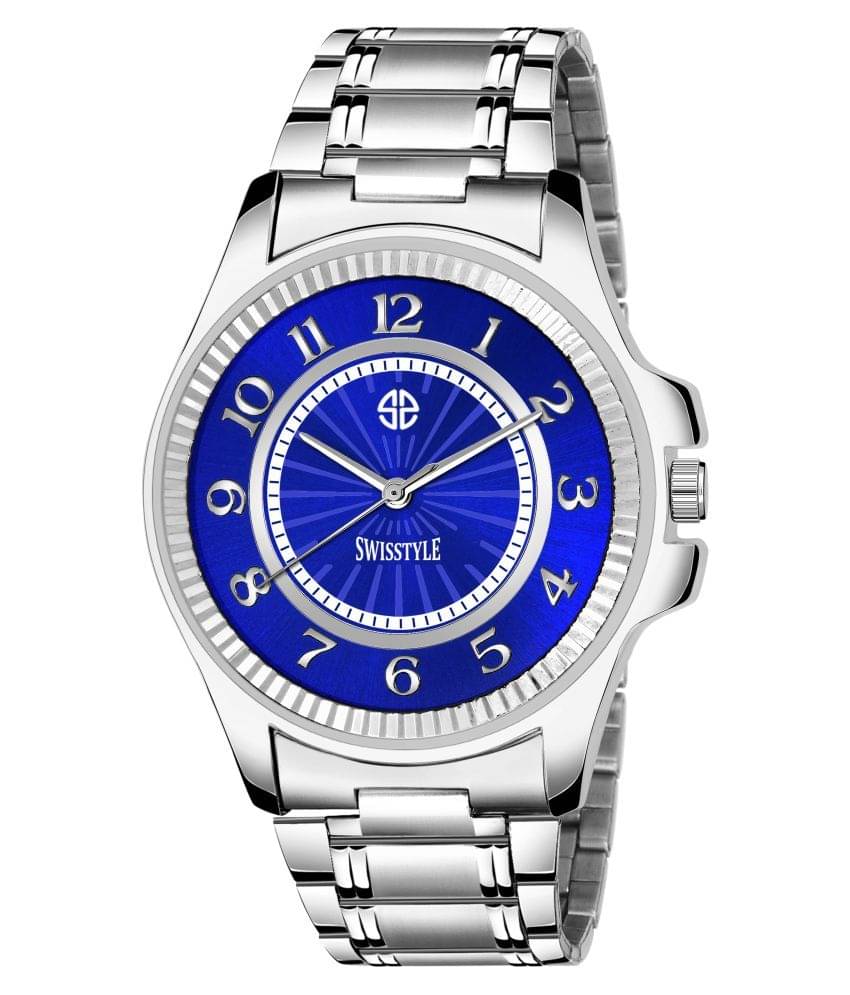     			Swisstyle SS-GR818-BLU-SLV-CH Stainless Steel Analog Men's Watch