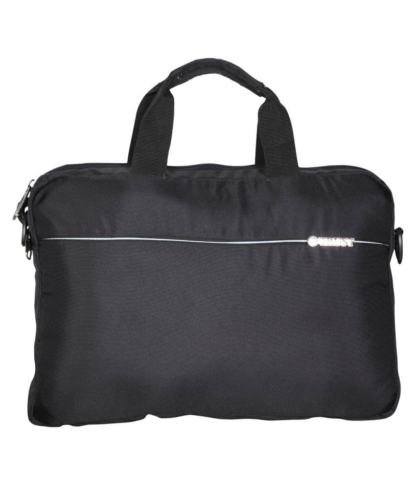     			Trust Black Polyester Office Messenger Bag