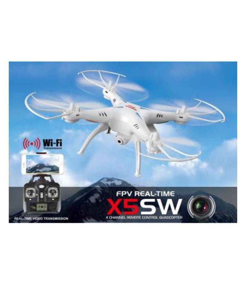sonido Syma X5SW Wifi FPV Explorers 2.4Ghz 4CH RC Quadcopter Drone HD Camera